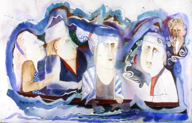 Lake Breeze 26" x 41"
Out on the lake the heat of the day becomes
cool from the lake breeze. Lake Breeze 26" x 41"
Out on the lake the heat of the day becomes
cool from the lake breeze.